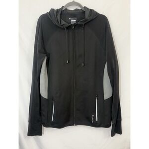 Saunafx Full Zip Hoodie Mens 2XL XXL Black Sauna Jacket Neoprene Cutting Weight